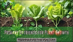 primary nutrients for plant growth