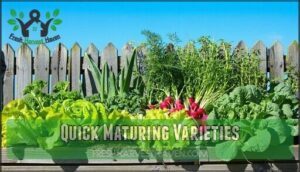 quick maturing varieties
