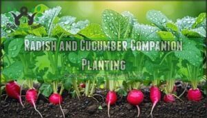 radish and cucumber companion planting