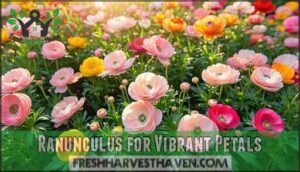 ranunculus for vibrant petals