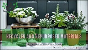 recycled and repurposed materials