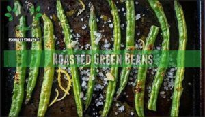 roasted green beans