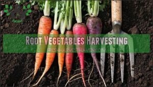 root vegetables harvesting