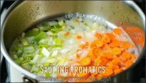 sautéing aromatics