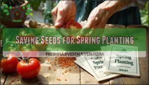 saving seeds for spring planting