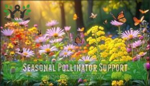seasonal pollinator support