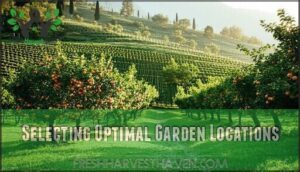 selecting optimal garden locations