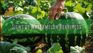 signs of watermelon readiness