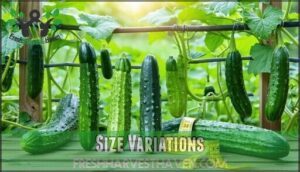 size variations