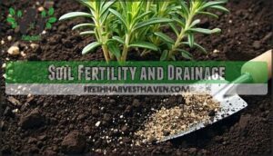 soil fertility and drainage