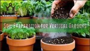 soil preparation for vertical gardens