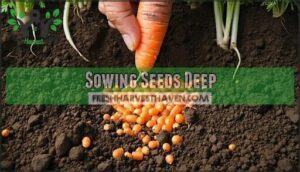 sowing seeds deep