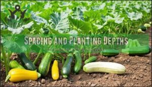 spacing and planting depths