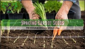 spacing carrot seeds