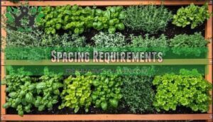 spacing requirements