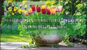 spring container gardening flower combinations