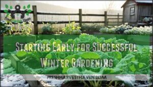 starting early for successful winter gardening