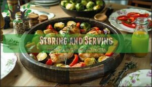 storing and serving