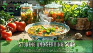 storing and serving soup