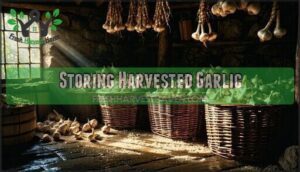 storing harvested garlic