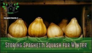 storing spaghetti squash for winter