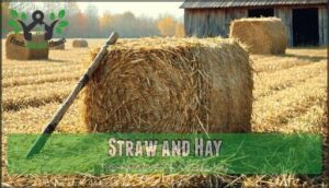straw and hay