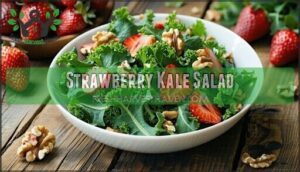 strawberry kale salad
