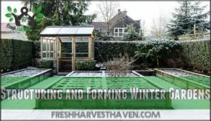 structuring and forming winter gardens