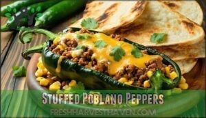 stuffed poblano peppers