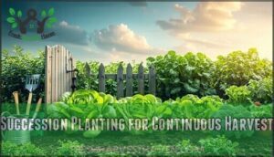 succession planting for continuous harvest