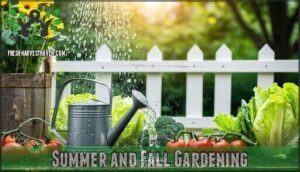 summer and fall gardening