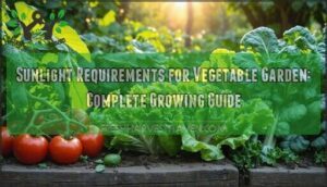 sunlight requirements for vegetable garden