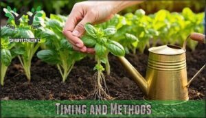 timing and methods
