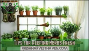 tips for keeping herbs fresh