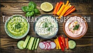 tips for making the best fresh herb dip