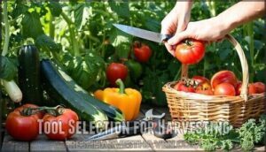 tool selection for harvesting