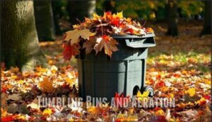 tumbling bins and aeration