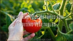 twist and pull methods for fruiting vegetables