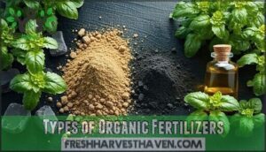 types of organic fertilizers