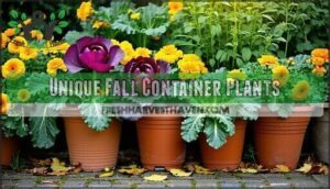 unique fall container plants