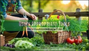using appropriate tools