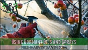 using dormant oils and sprays