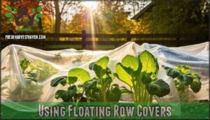 using floating row covers