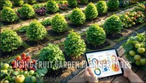 using fruit garden planner tools