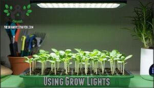 using grow lights