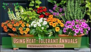 using heat-tolerant annuals