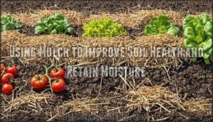 using mulch to improve soil health and retain moisture