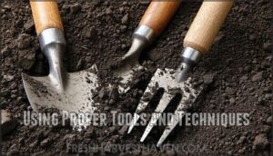 using proper tools and techniques