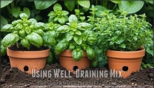 using well-draining mix