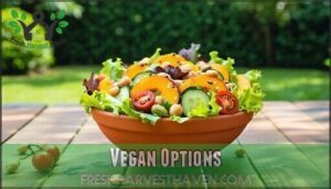 vegan options
